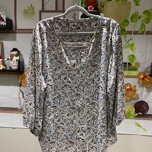 Collective Concepts Multicolor Paisley Blouse